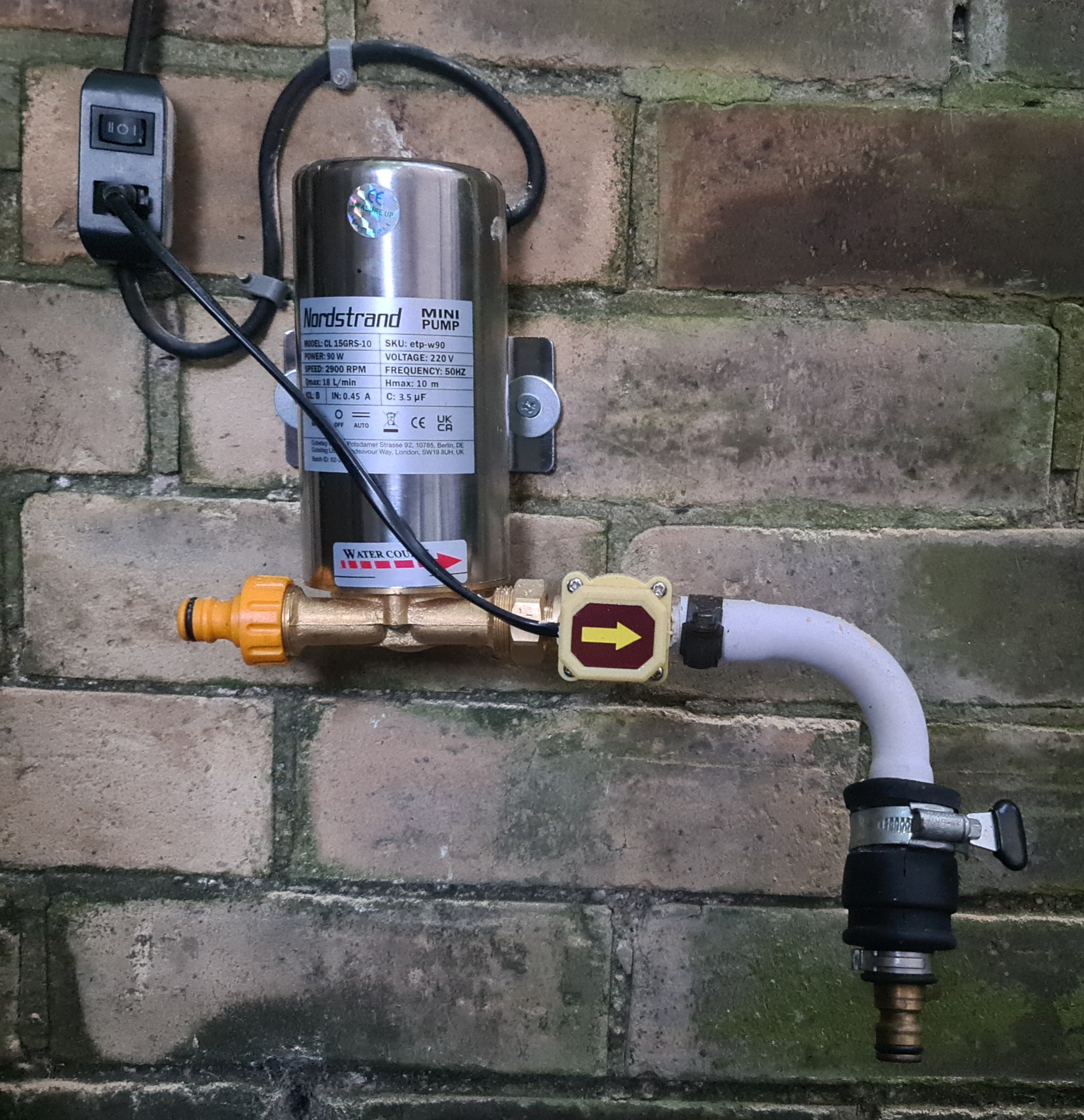 How the pump actually looks in real life